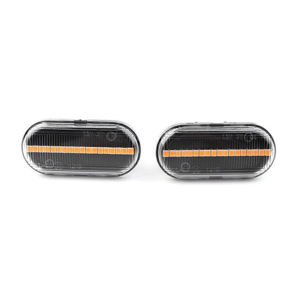 2x Clear LED Side Marker Light Turn Signal Lamp Fit for Smart Fortwo W453 C453