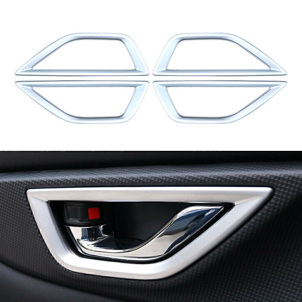 Innen Innen T¨¹rgriff Sch¨¹ssel Abdeckung f¨¹r for Subaru Forester SK 2019 2020 Silber