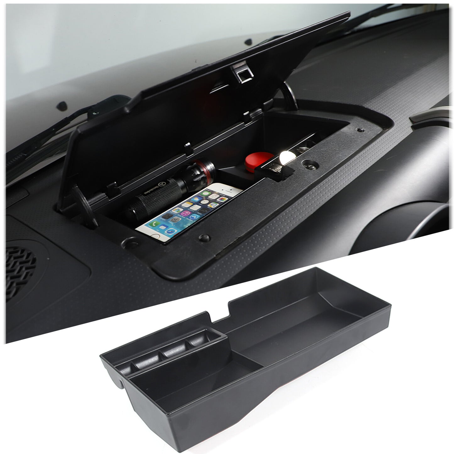 Orange interior dashboard air vent trim frame for the 2022 for Ford Maverick - 23