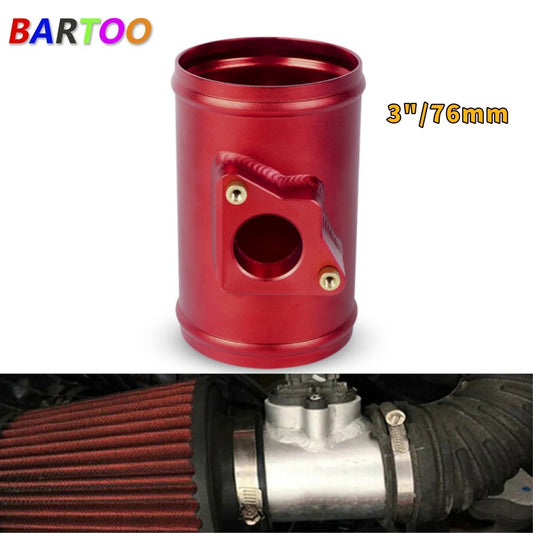 Red 3 76mm Mass Air Flow Sensor Mount Adapter Tube for Mazda for Subaru