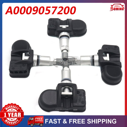 Four new TPMS tire pressure monitoring sensors for Mercedes-Benz C250 C300 A0009057200