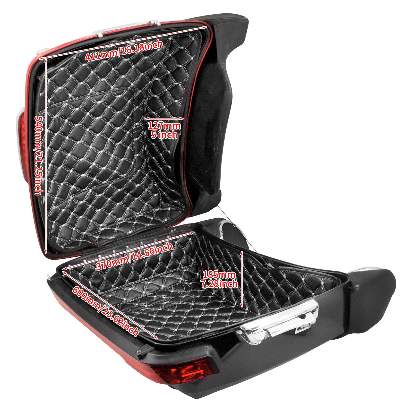 King Tour Pak Trunk Insert Carpet Liner Fit for Harley Touring Glide FLH 2014-UP