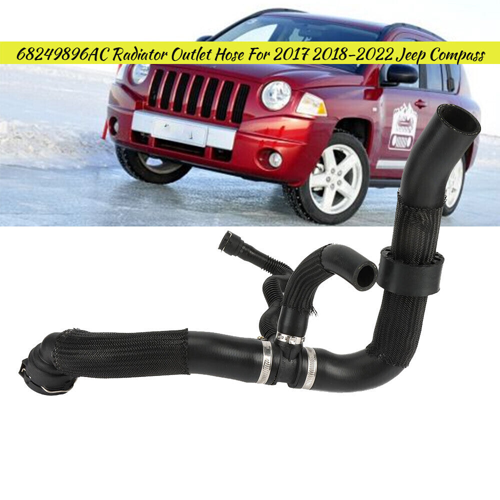 1X 68249896AC Radiator Outlet Hose For 2017 2018-2022 for Jeep Compass