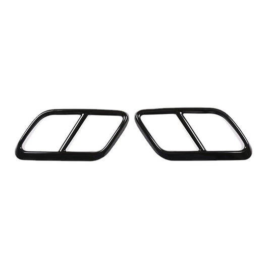 Steel Black Exhaust Muffler Protective Cover for Land Rover for Range Rover Sport 2018 - 2019 (AT-)