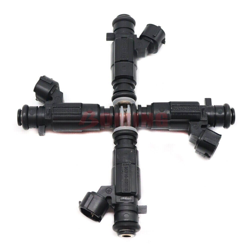 Set of 4 Fuel Injectors for Hyundai Accent 1.5L 1.6L I4 2000-2005 35310-22600