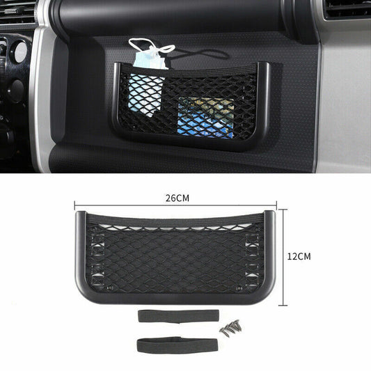 for Toyota FJ Cruiser 2007-2014 Black Inner Storage Box Net Bag Frame Cover Trim