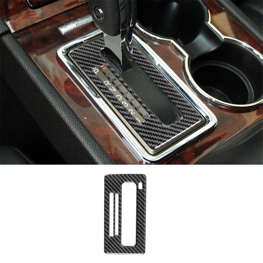 Carbon fiber Interior Gear Shift Console Trim Cover for Lincoln for Navigator 07-14