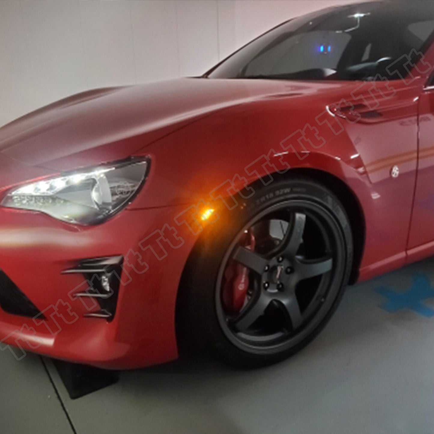 LED smoke-side marker turn signal lights and parking lights for Subaru BRZ for Scion FRS 86