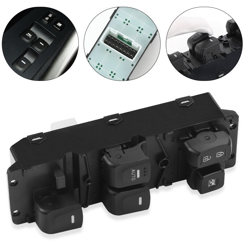 Left Driver Side Master Power Window Switch for Hyundai for Veloster 1.6L 2012-2017