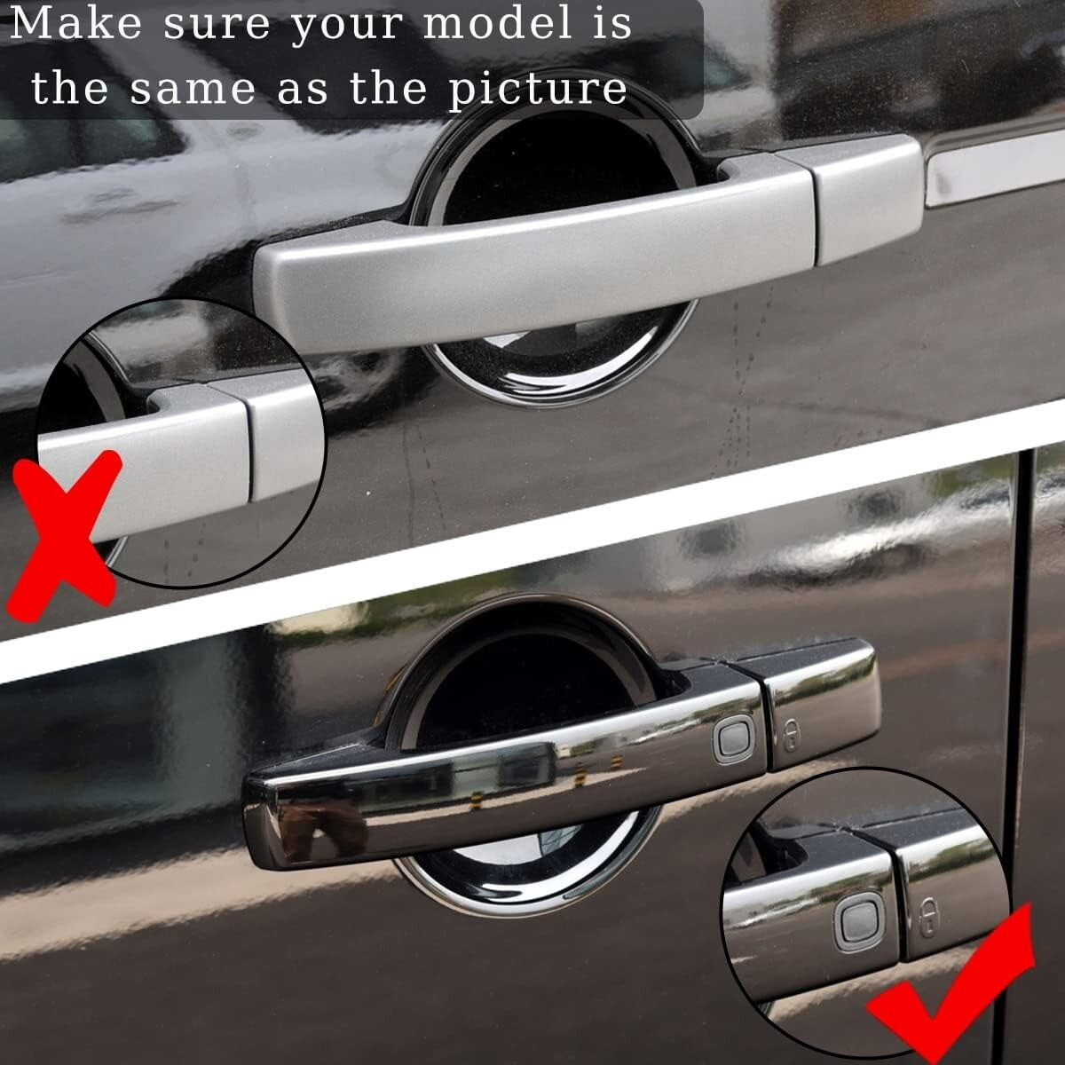 4PCSABS Outer Side Door Handle Panel Cover for Range Rover Sport Discovery 4 LR4