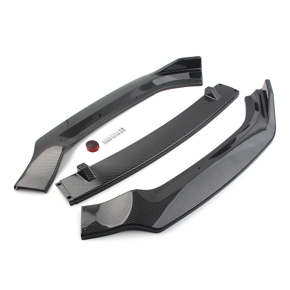 Carbon Fiber Front Bumper Lip Spoiler Kit For 17-2019 for Audi A4 B9 SLINE S4 Sedan