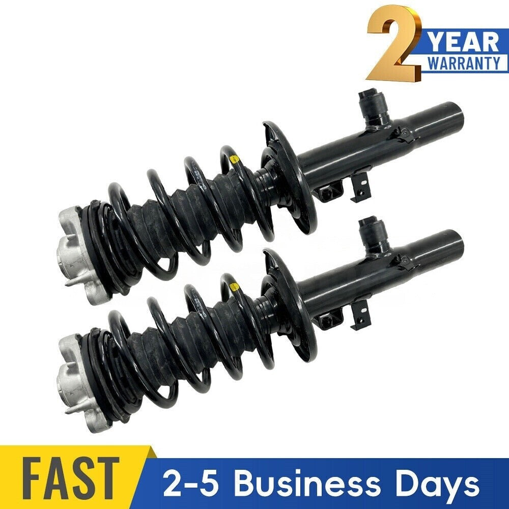 Pair Front Shock Struts Assembly for BMW F10 F11 528i 530i 535i 550i xDrive AWD.