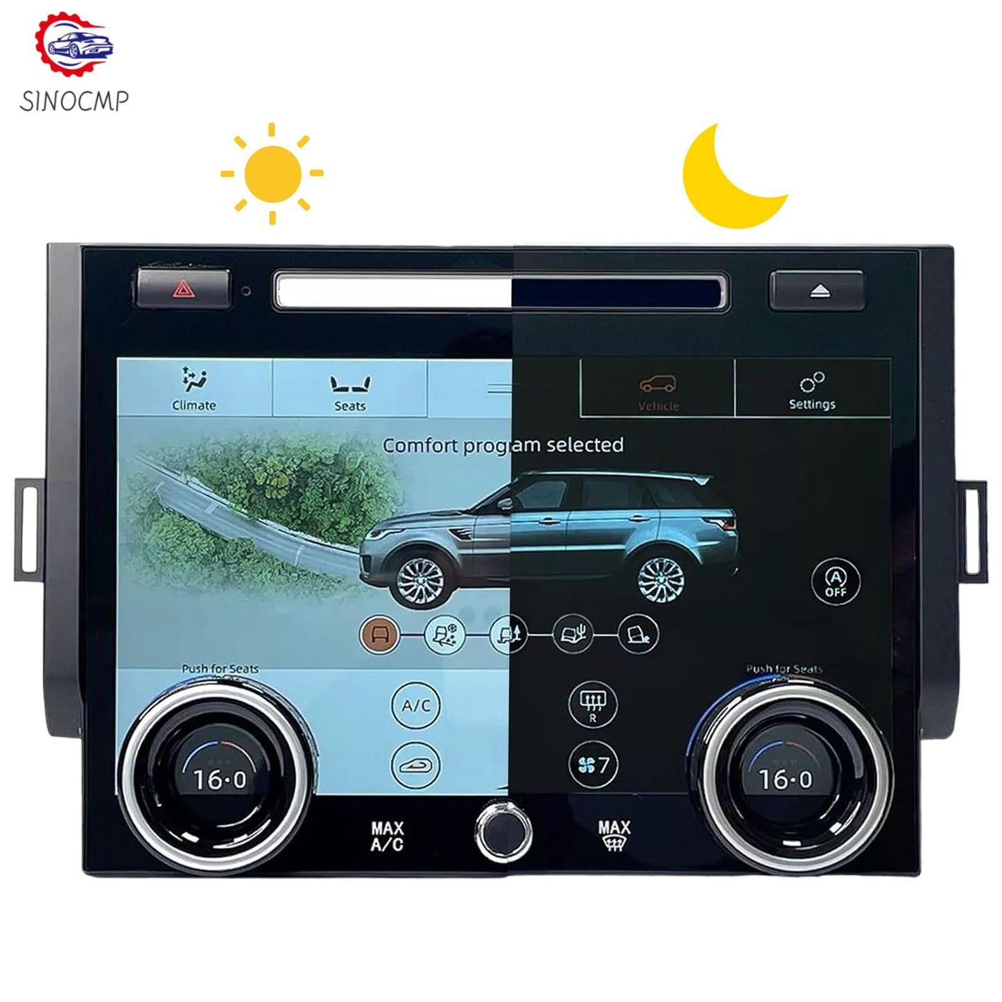 Car Air Condition Control LCD Screen Panel Fits For 14-17 for Range Rover Sport L494
