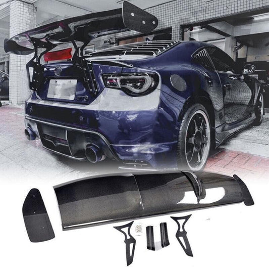 Carbon fiber rear trunk boiler racing wing for Toyota GT86 and for Subaru BRZ 2013-2018