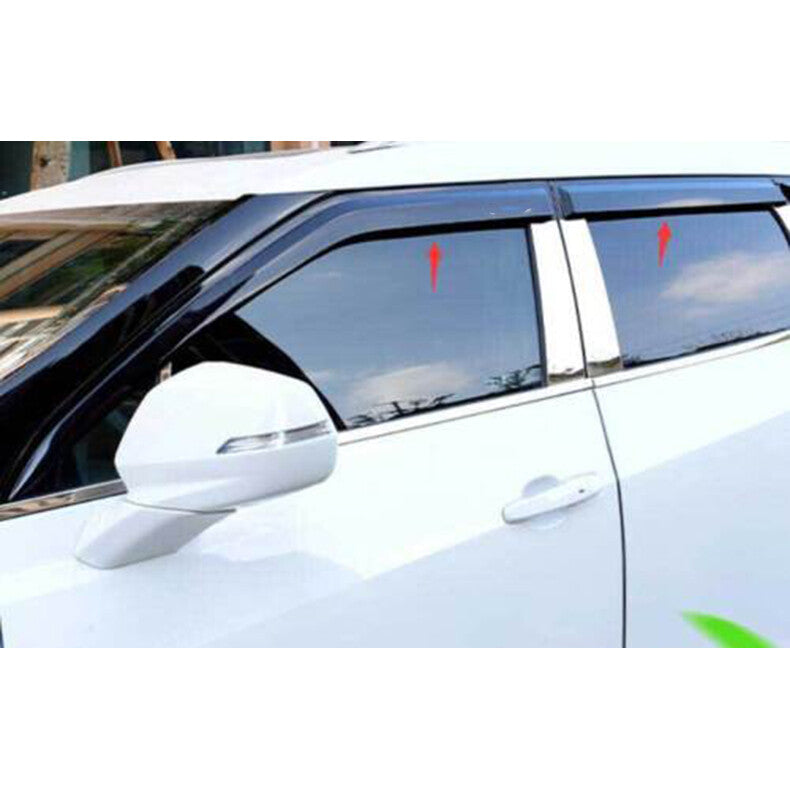 For Chevry Blazer 2019-22 Black Window Visor Sun Rain Guard Vent Shade Deflector