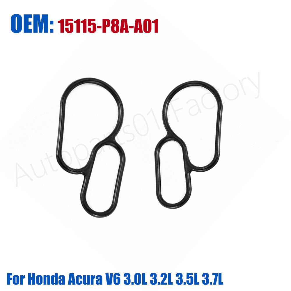 Set of 2PCS Engine Oil Pump O-Ring Gasket for Honda for Acura V6 3.0L 3.2L 3.5L 3.7L