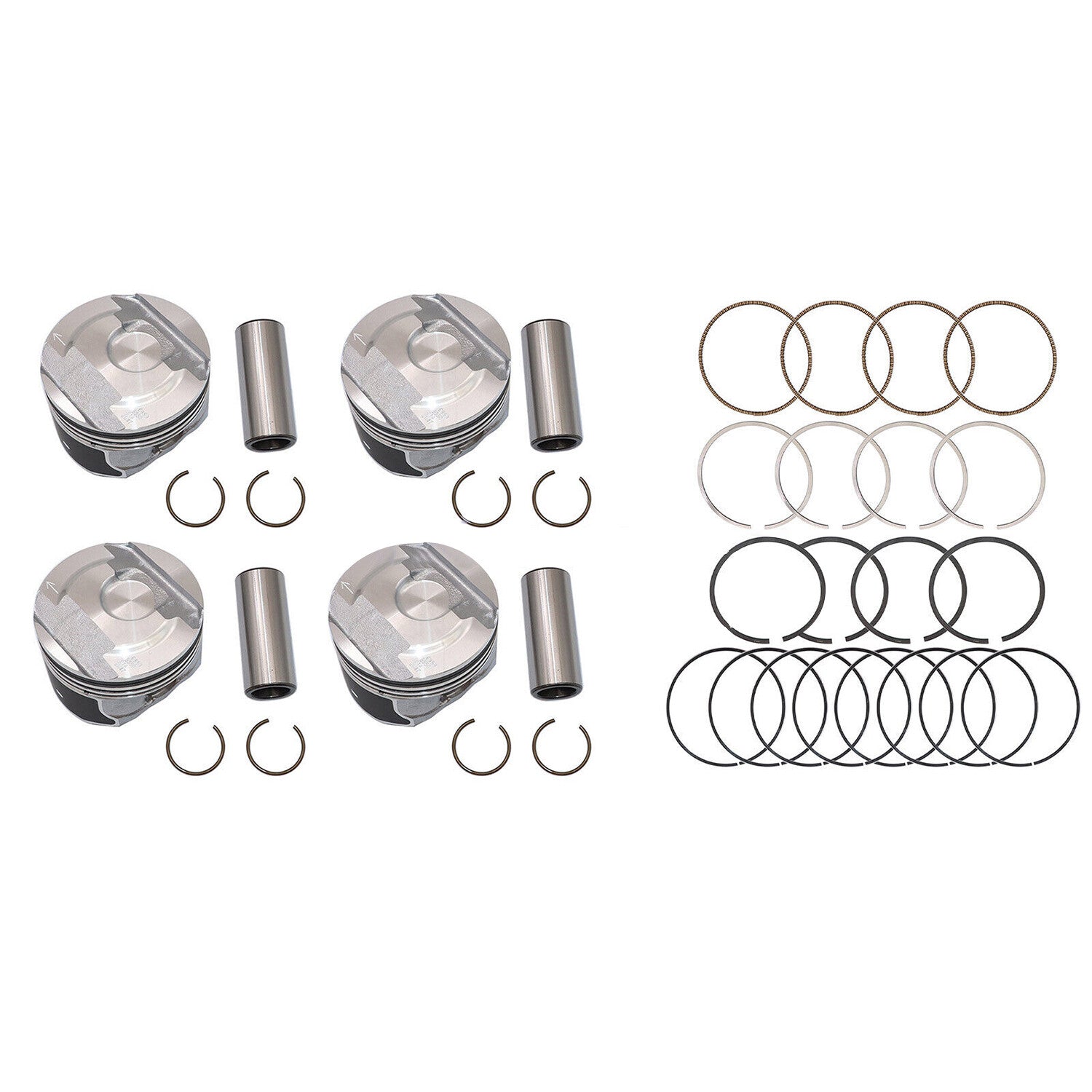 4X Pistons  Rings Kit 12652809 for Chevrolet for Buick GL8 for ES for Cadillac ATS XT5 2.0L