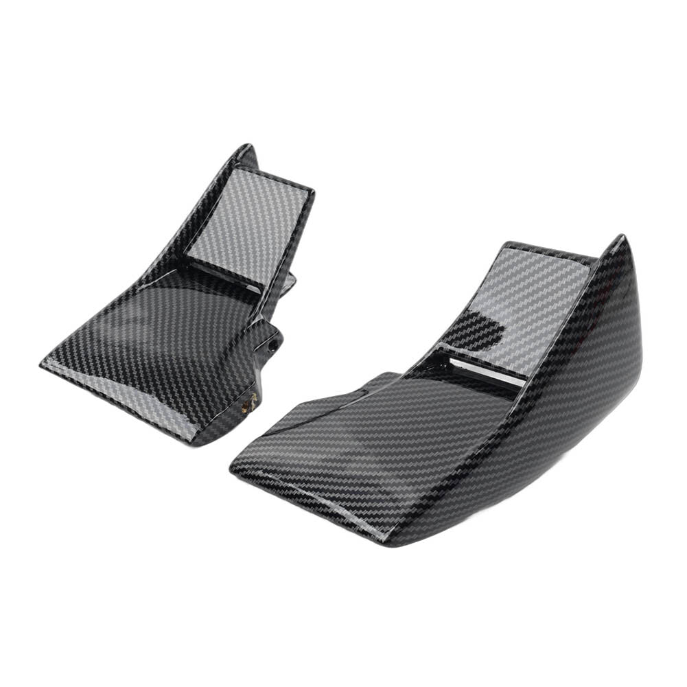 Carbon Fiber Lower Winglets Air Deflectors Fairing for Kawasaki H2 R 15-23