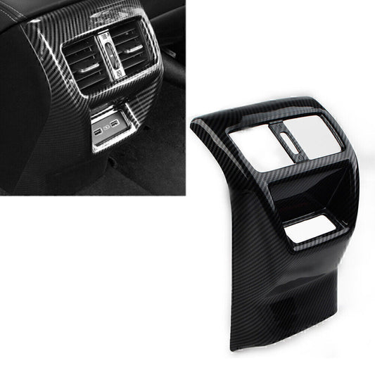Fit for Honda for Civic 11th 2022 - Up Carbon Fiber Rear Air Vent Kick Protection Panel