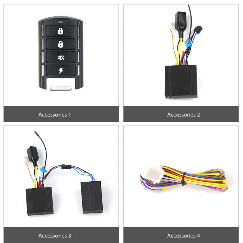 Motorcycle GSM GPS Tracking Alarm Keyless Entry System Fence ACC trigger Alarm