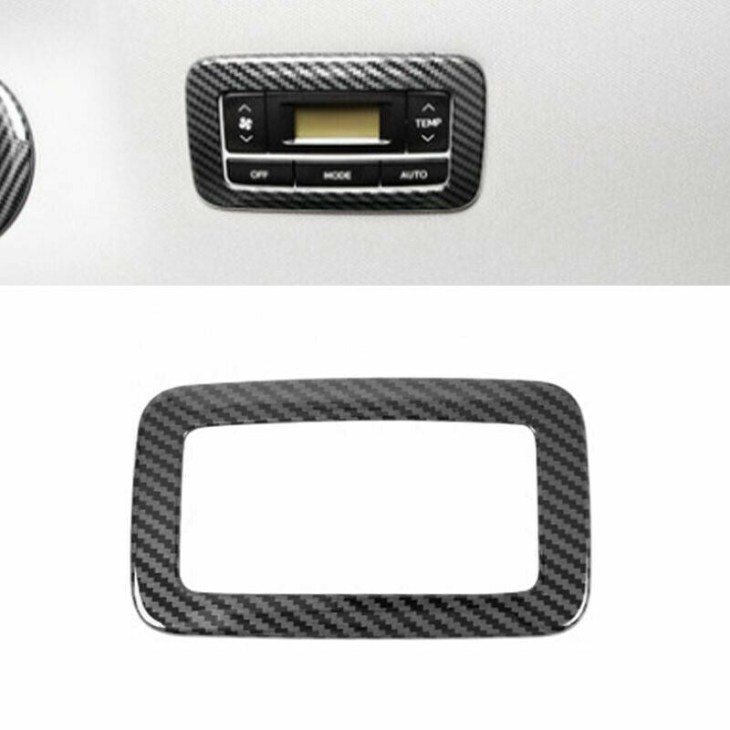 for Toyota for Sienna 2015-2020 1x Carbon fiber Air conditioning switch frame trim