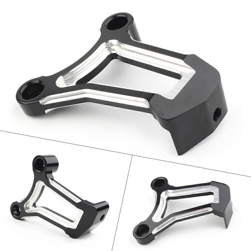 CNC Motorhalterung schwarz f¨¹r for Harley Touring Road Street Glide 2009-2016