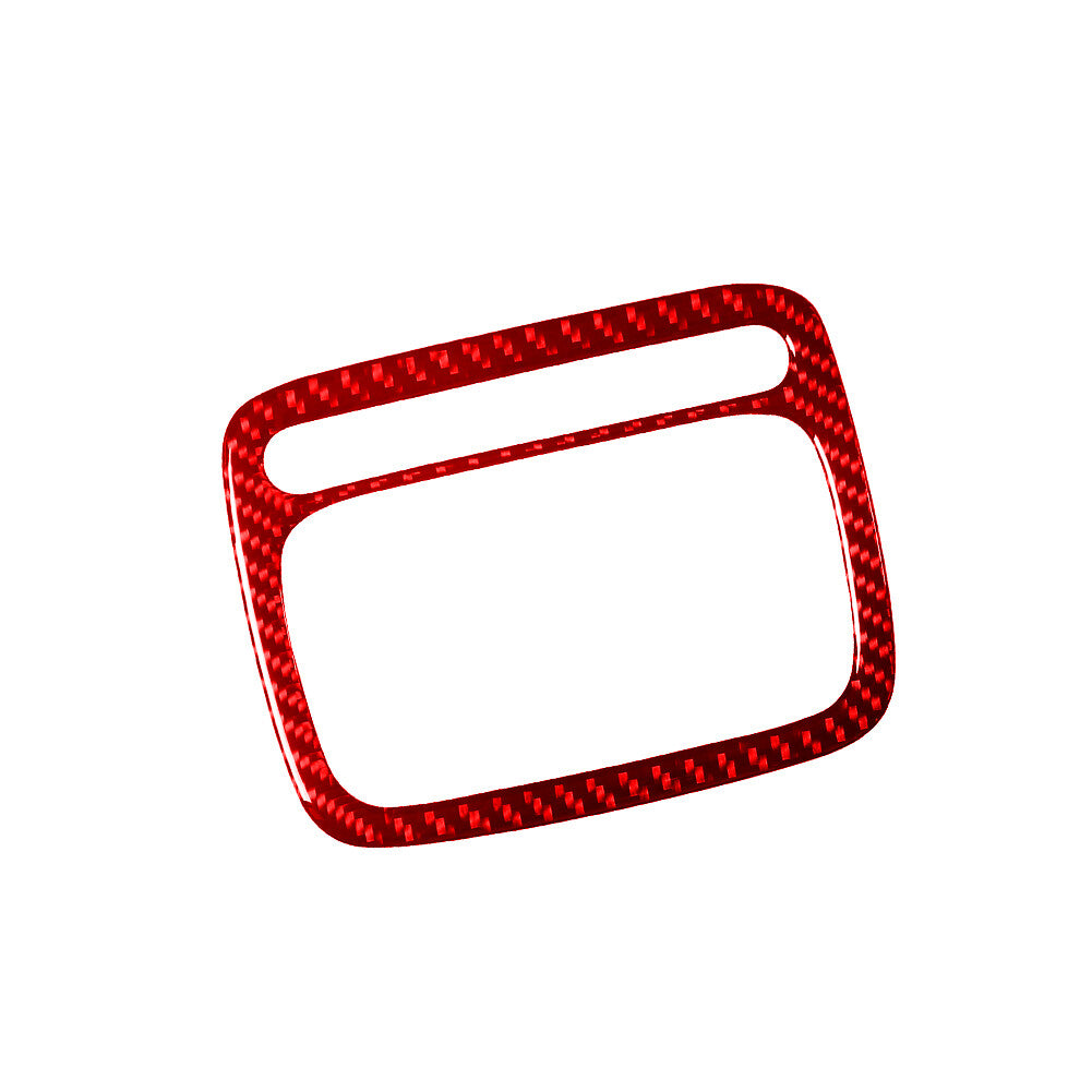 Red Carbon Fiber Rear Overhead Light Cover Trim for Hyundai Azera 2006-2011