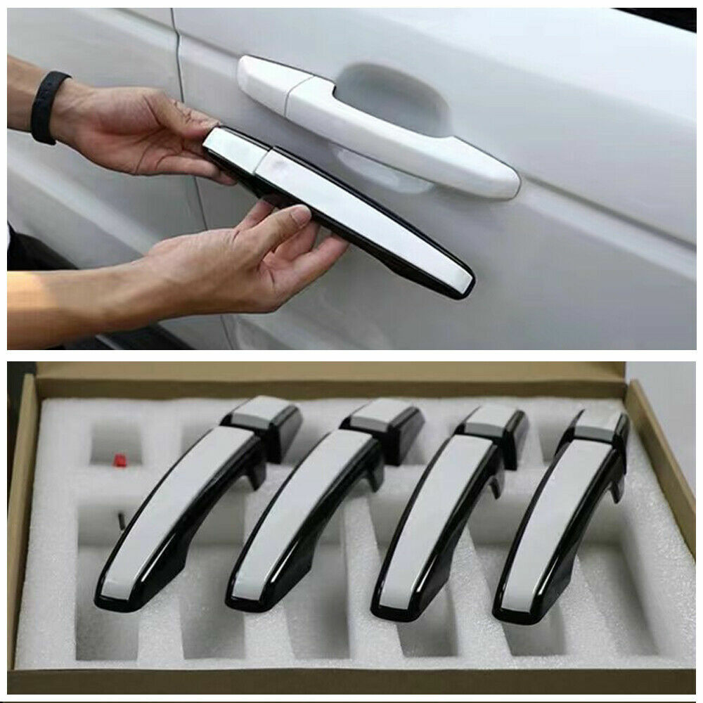 Door Side Handle Cover Replace Fit For LR for Range Rover L405 2013-2022 White+Black