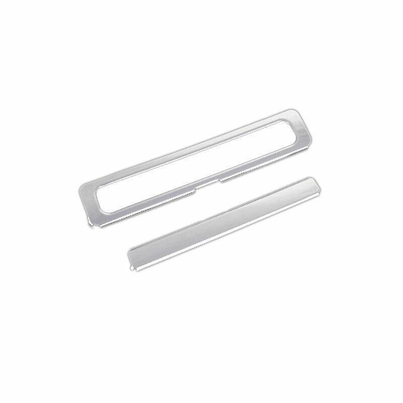 Chrome ABS Rear Armrest Box Cover Trim 2PCS Fit for Ford F150 F-150 2015-2020