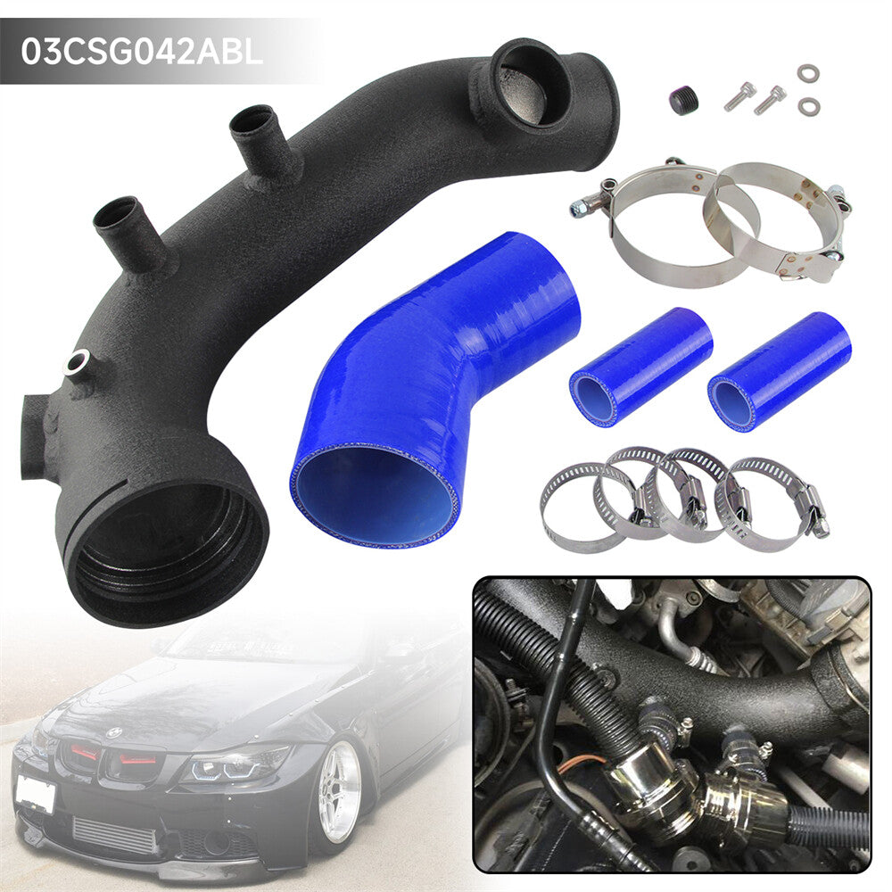 Intake Turbo Charge Pipe Kit for BMW N54 135i E82 E88 E90 E91 E92 E93 335i Blue