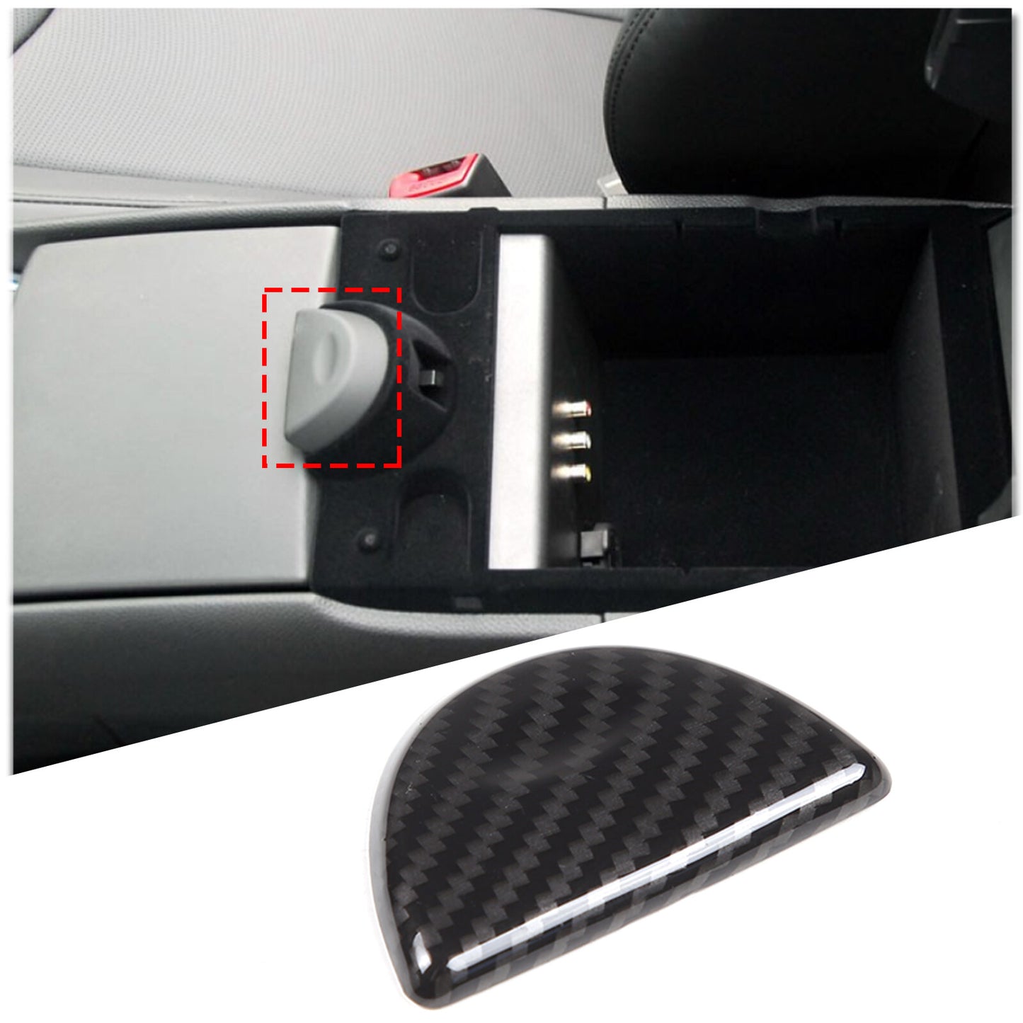 2-Piece Matte Black Rearview Mirror Cap Trim for Mercedes-Benz C W205 E W213 GLC X253 S W222