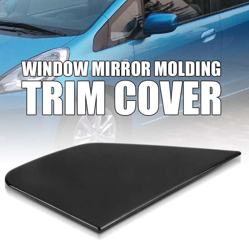 Left+Right Corner-Window Mirror Molding Trim Cover for Honda Fit Jazz 2009-11