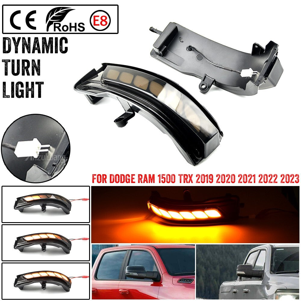 Dynamic Turn Signal Light for Dodge for Ram 1500 TRX 2019 2020-2023 68402097AA