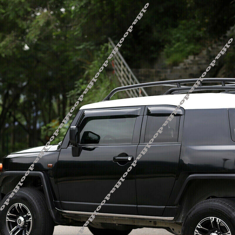 4P for Toyota FJ Cruiser 2006-2020 Door Window Vent Visor Sun Rain Guard Shade