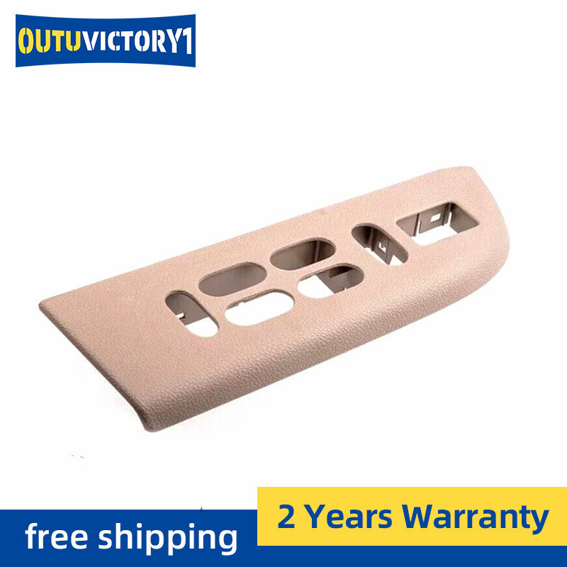 Front drive door panel TAN window switch cover for 2003-2006 for Ford Expedition