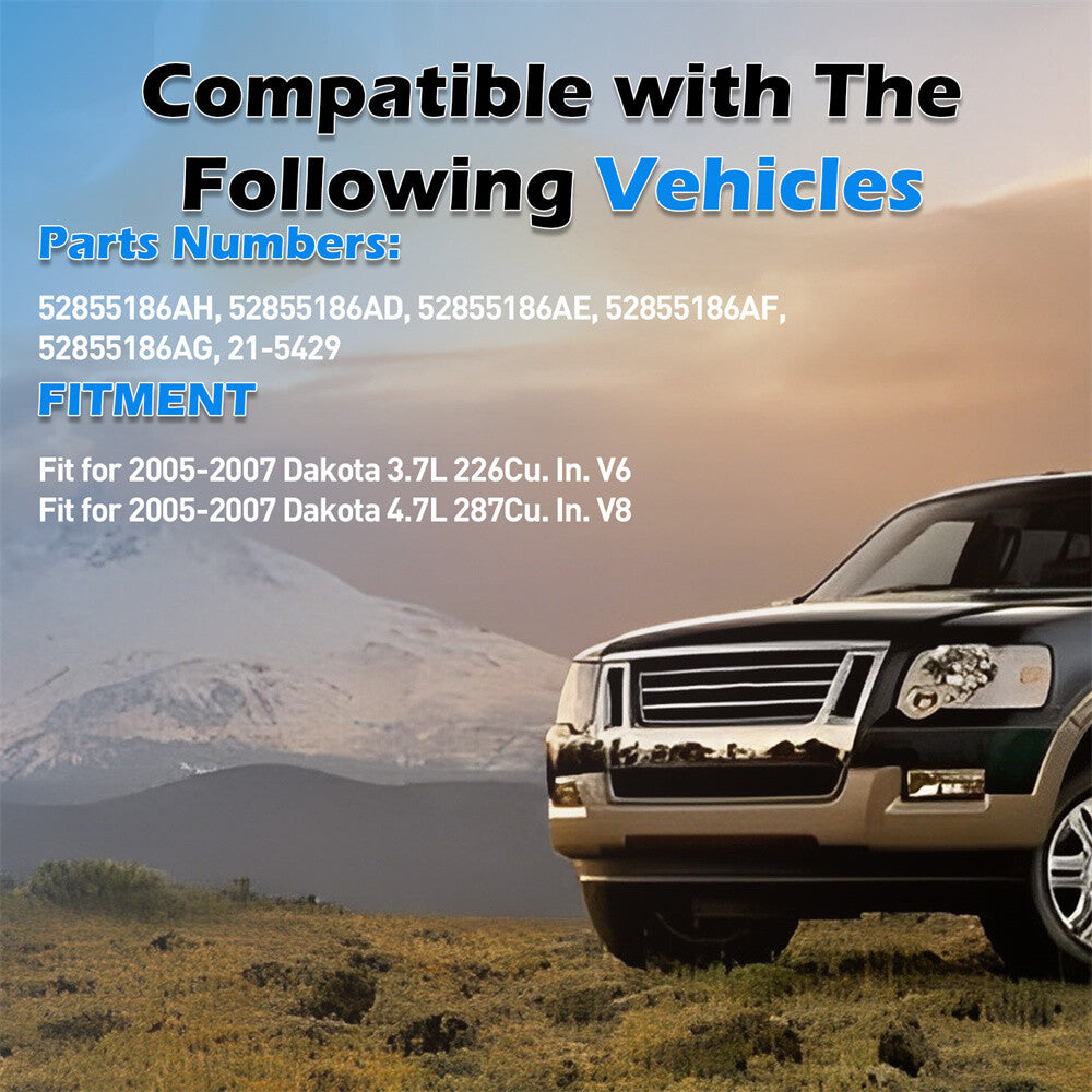 Power Steering Pump w/ Reservoir Pulley for 05-2007 for Dodge Dakota 3.7L 4.7L V6 V8