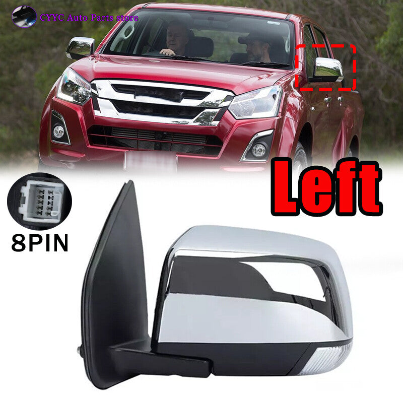 LH Side Door Wing Mirror Electrical Folding For 2012-2018 for ISUZU D-MAX DMAX