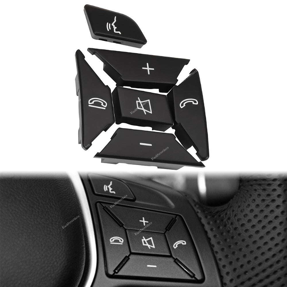 for Mercedes C Class Black Right Steering Wheel Control Menu Switch Button