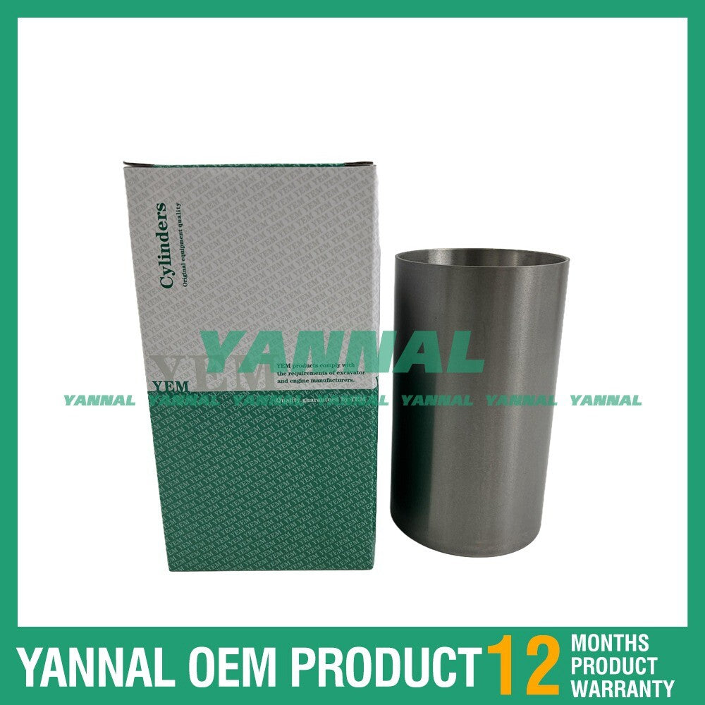 Four new 4FB1 cylinder liners for Isuzu Iseki TL3700 tractors.