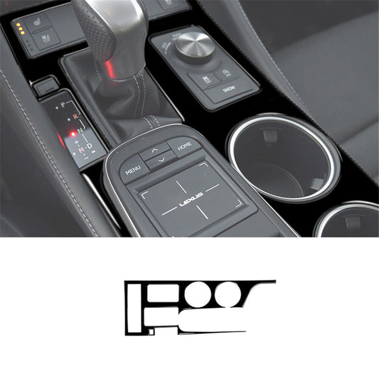 Gloss Black Gear Shift Panel Cover Trim for Lexus RC300 350 200T 2015-2020