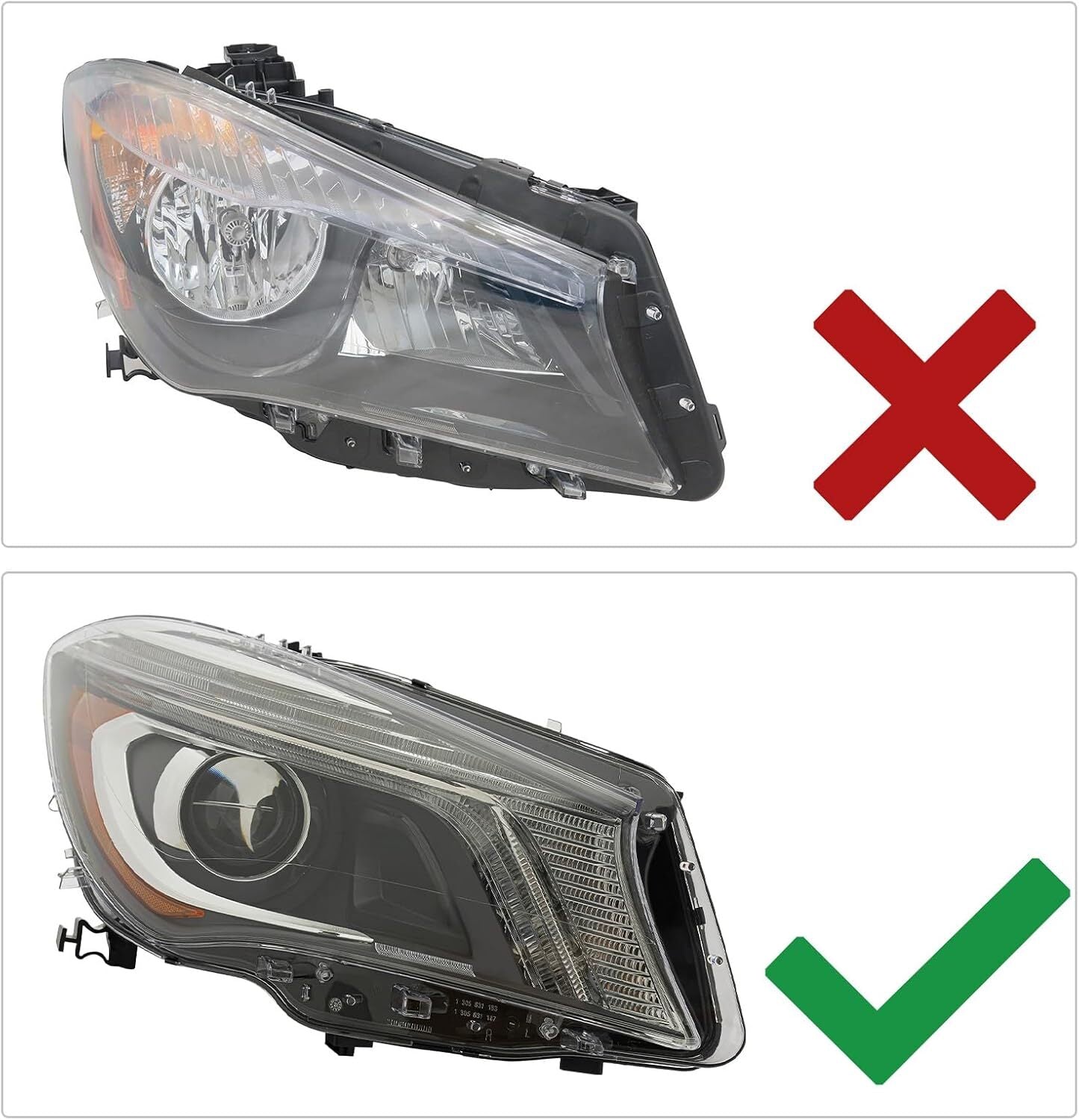For 2014-2016 for Mercedes-Benz CLA250 Xenon Headlight Front Right Passenger Side