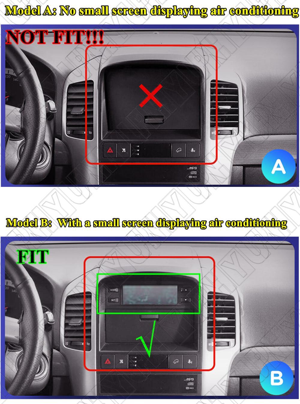 For 2006-2010 Chevy Captiva Carplay Radio Stereo GPS Navigation Wifi Player 9.7