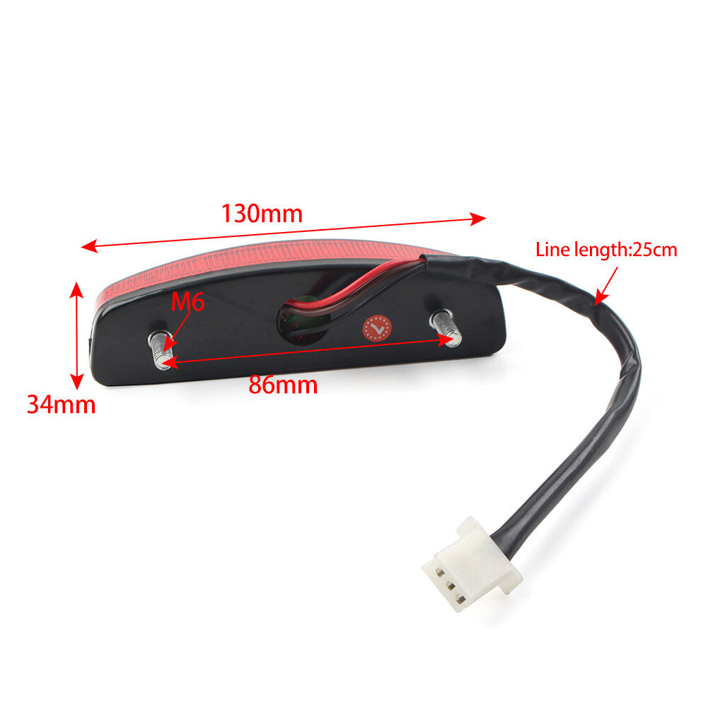 for Yamaha Banshee Warrior YFZ WR XT Motorcycle ATV LED Rear Tail Brake Light