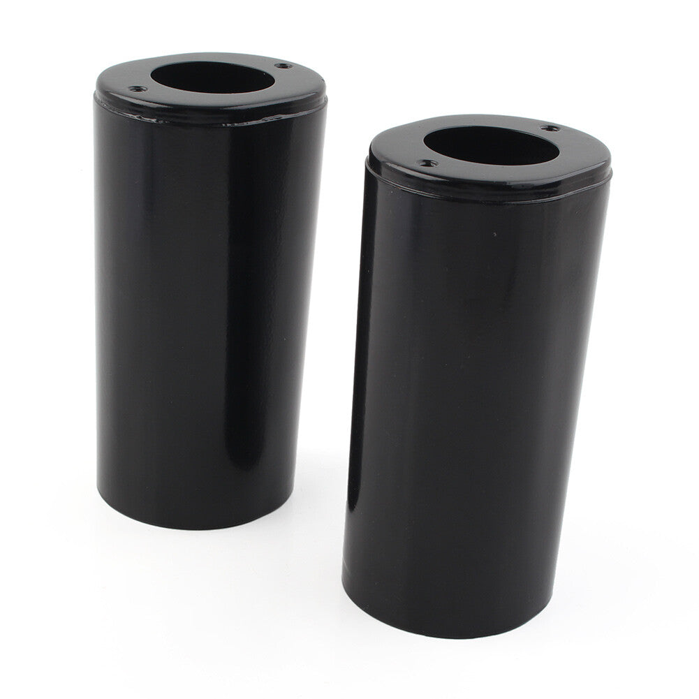 Black Fork Boot Slider Cover for Harley Touring FL 1200 Electra Glide 1984-2013
