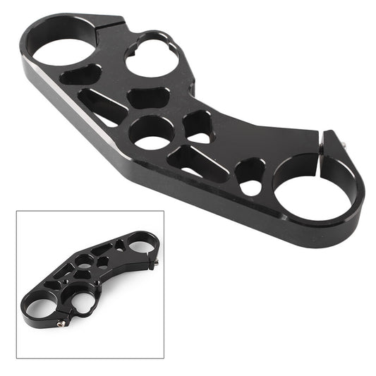 Front End Upper Top Clamp Triple Tree Fits for Suzuki GSXR 1000 K7 Black motorcycle