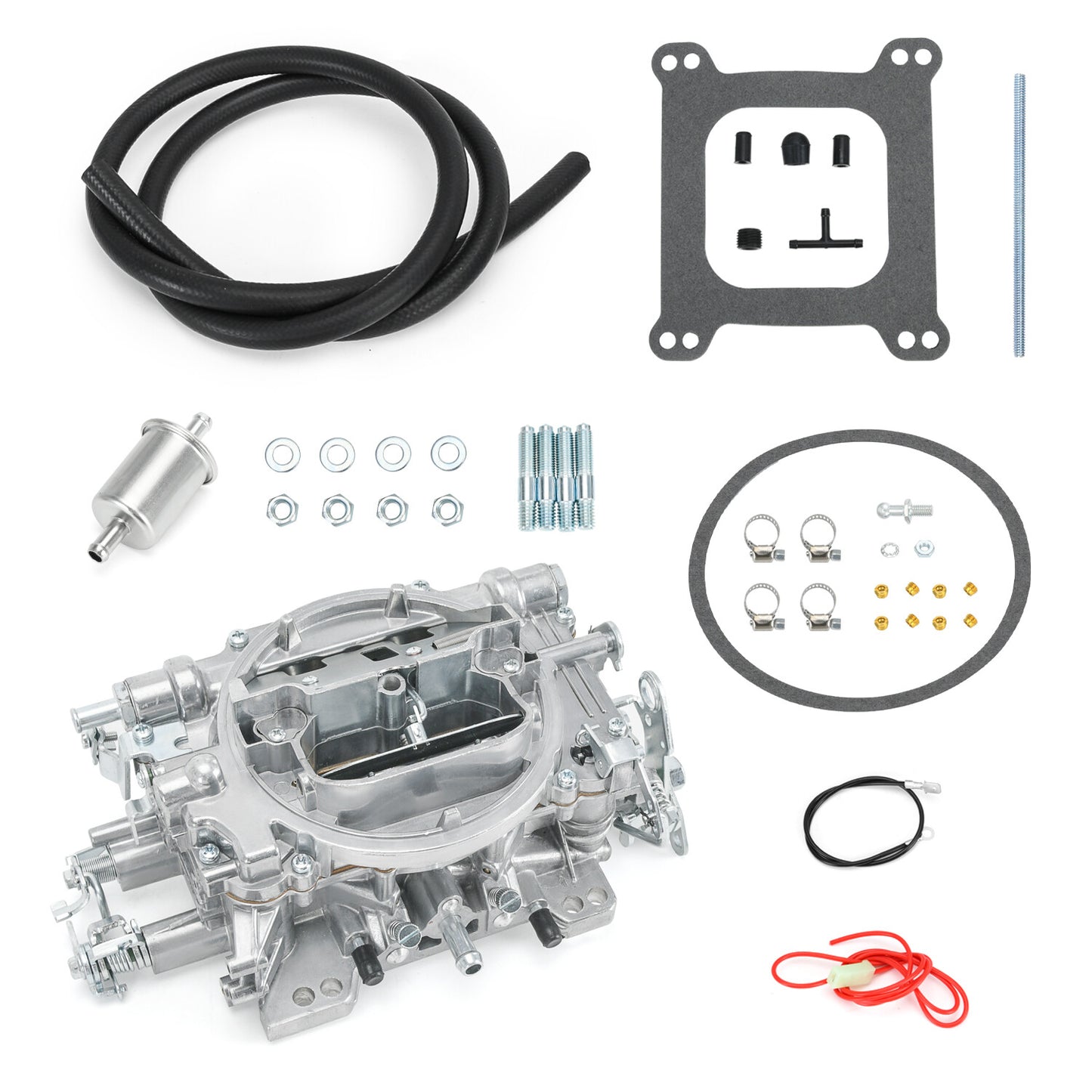 For 1905 AVS2 Series Manual Choke 650CFM 4 Barrel Carburetor Carb w/ Gaskets