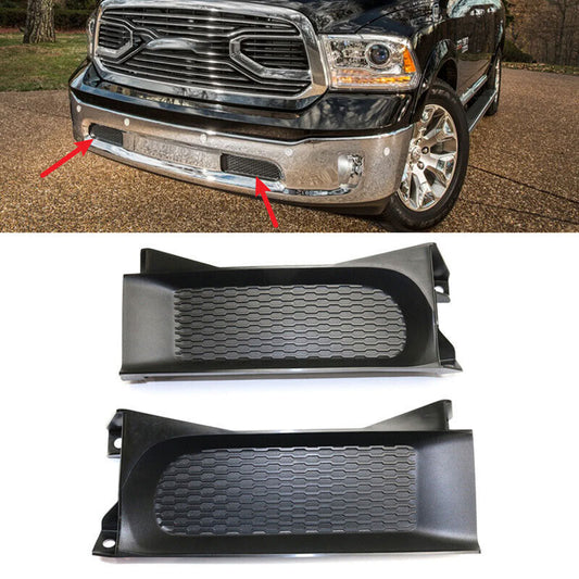 For 2013-2018 for Ram 1500 1 Pair Front Bumper Trim Fog light cover ABS Left Right