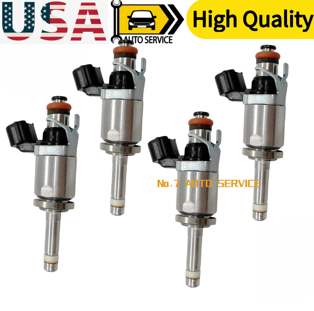 New Set of 4 Fuel Injectors for 2018-2019 for Honda CR-V for Acura TLX ILX 2.4L