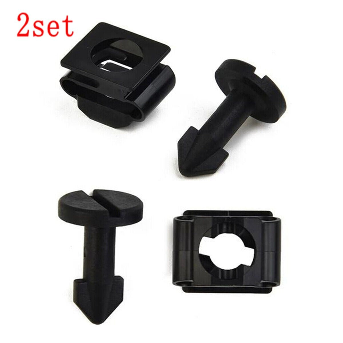 2-piece kit for Honda 91501-PVJ-A01 engine cover studs and retaining rings 91501-SS8-A01