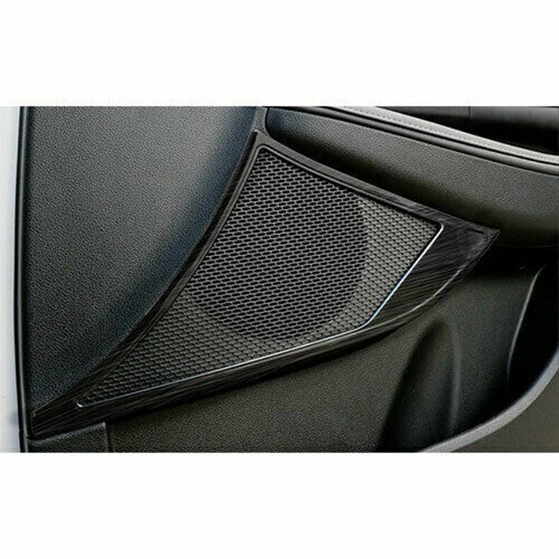 for Hyundai Sonata 2020-23 Black Steel Inner Door Speaker Horn Frame Cover Trim